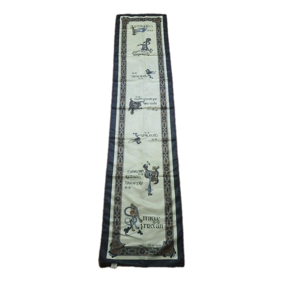 Irish Gaelic Inspired‎ By The Book Of Kells Celtic Style 52" x 12" Long Scarf